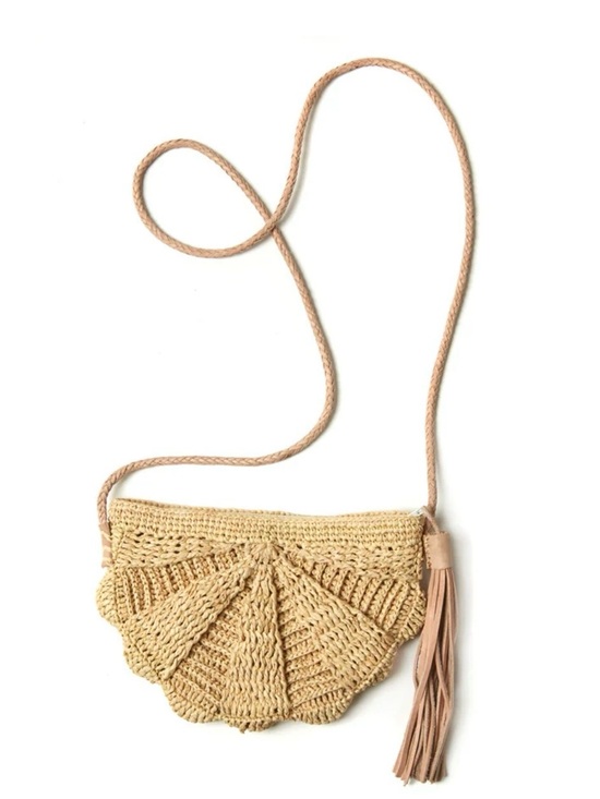 Mar Y Sol Handbags - Mar Y Sol Zoe Crocheted Raffia Crossbody Bag - Natural